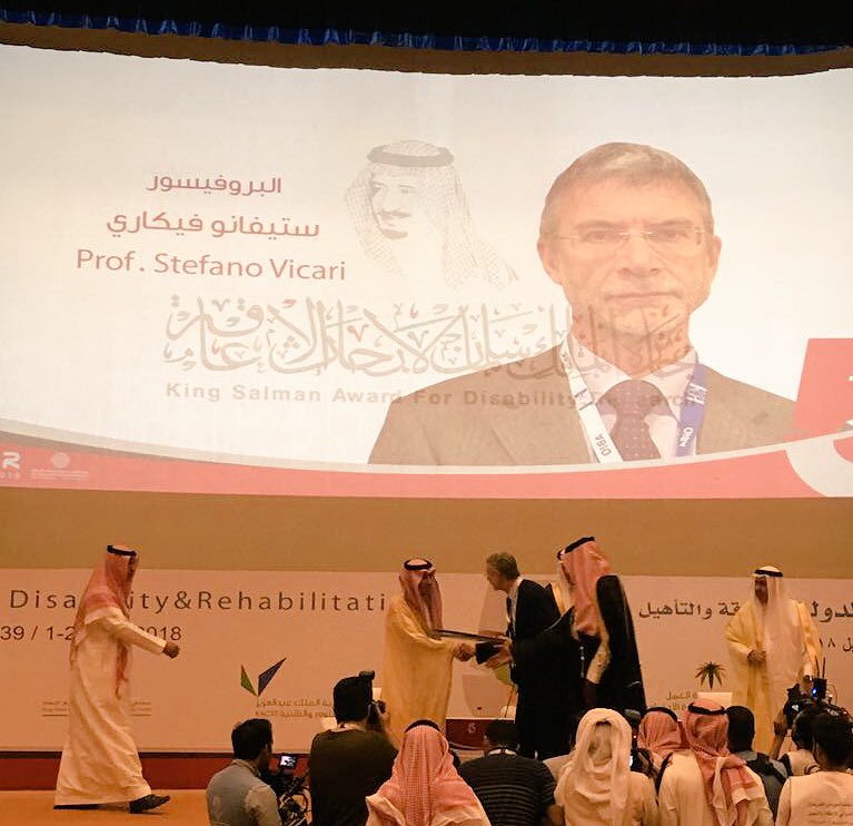 Il King Salman Award al prof. Stefano Vicari