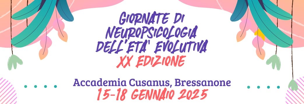 Giornate di Neuropsicologia dell'Età Evolutiva 2025 - XX edizione